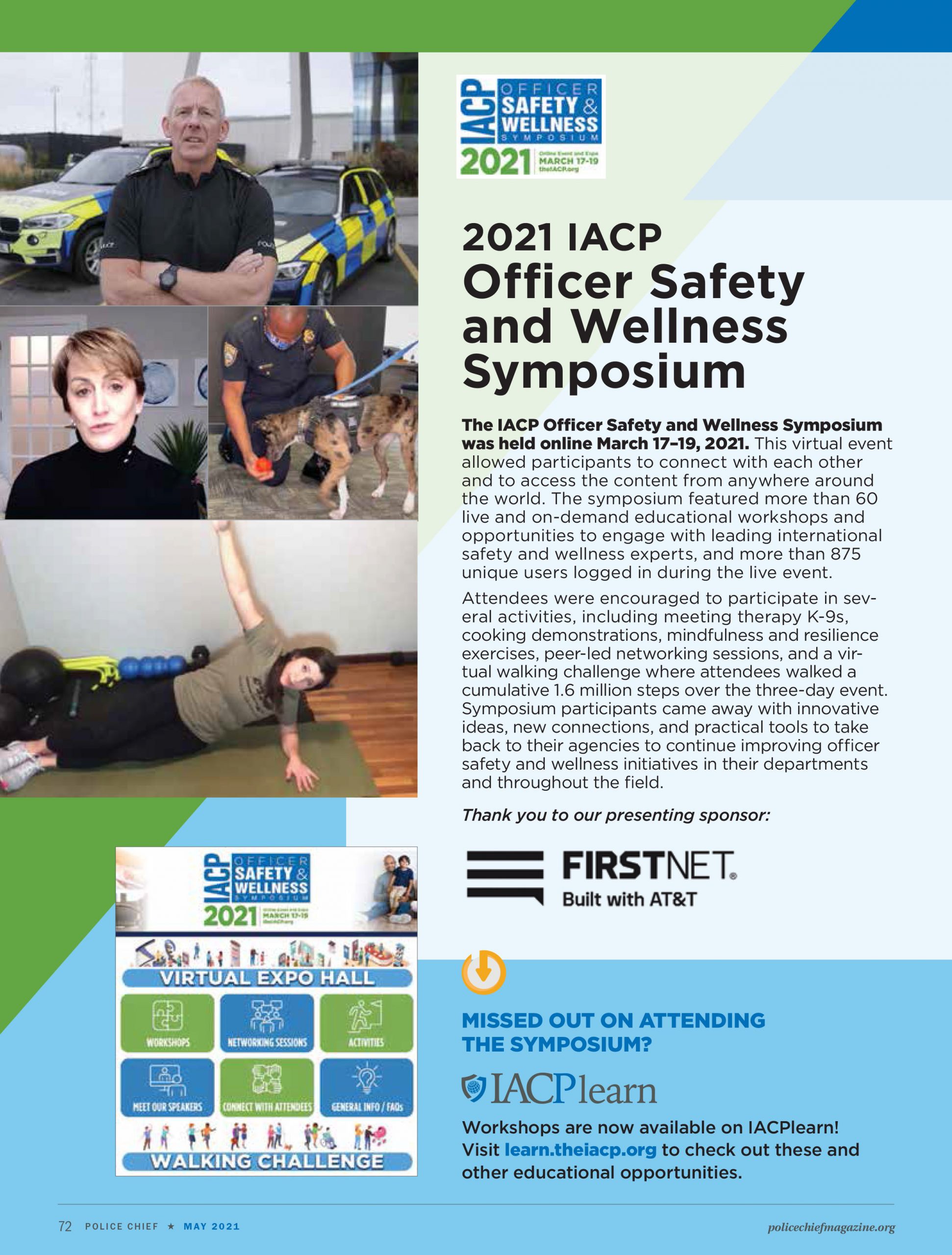 2021 IACP Officer Safety and Wellness Symposium Recap Police Chief