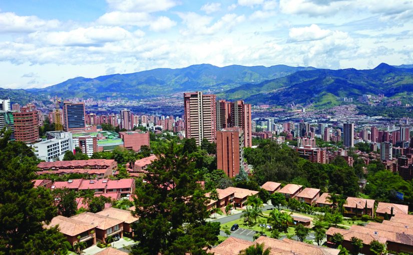 Colombia skyline