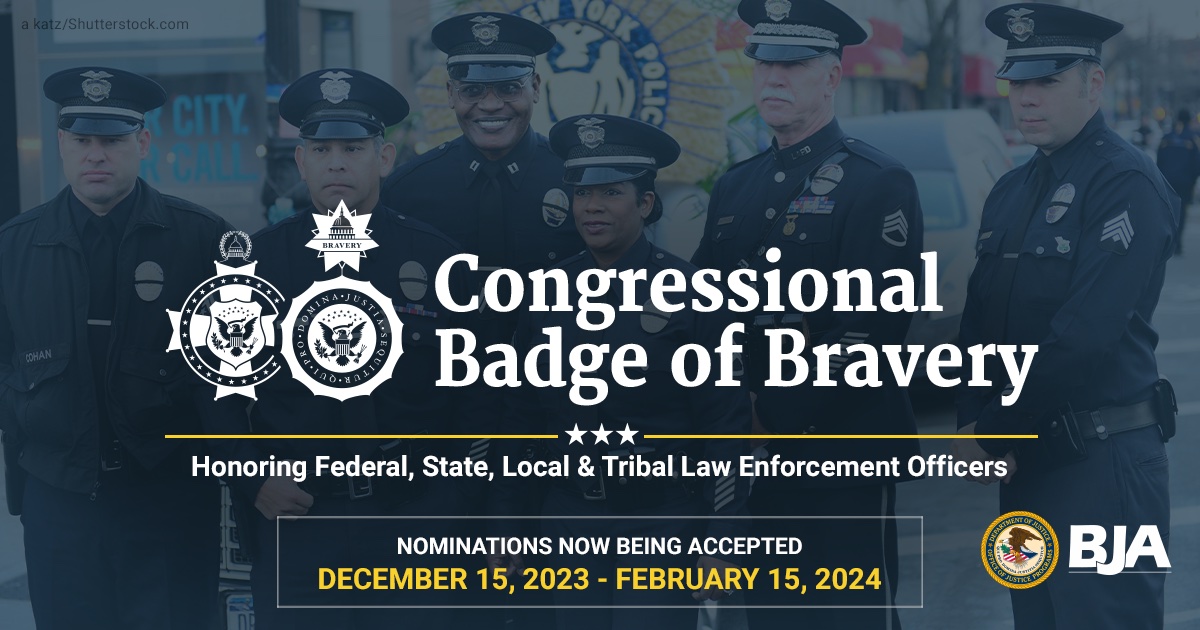 Congressional Badge Of Bravery Police Chief Magazine