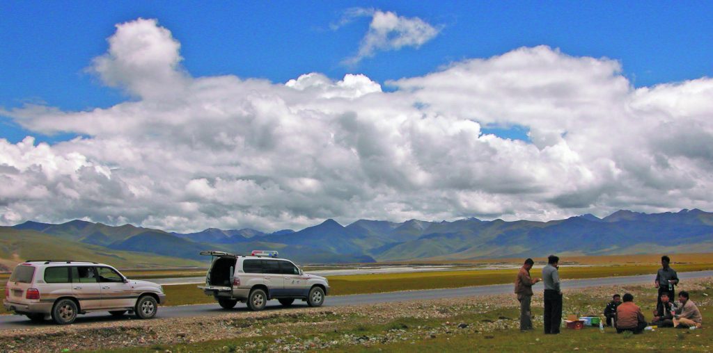 A view of the Tibetan Plateau