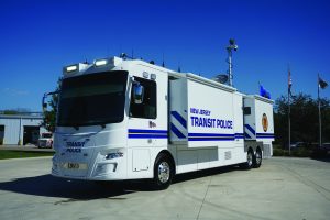 New Jersey Transit Police's mobile command center