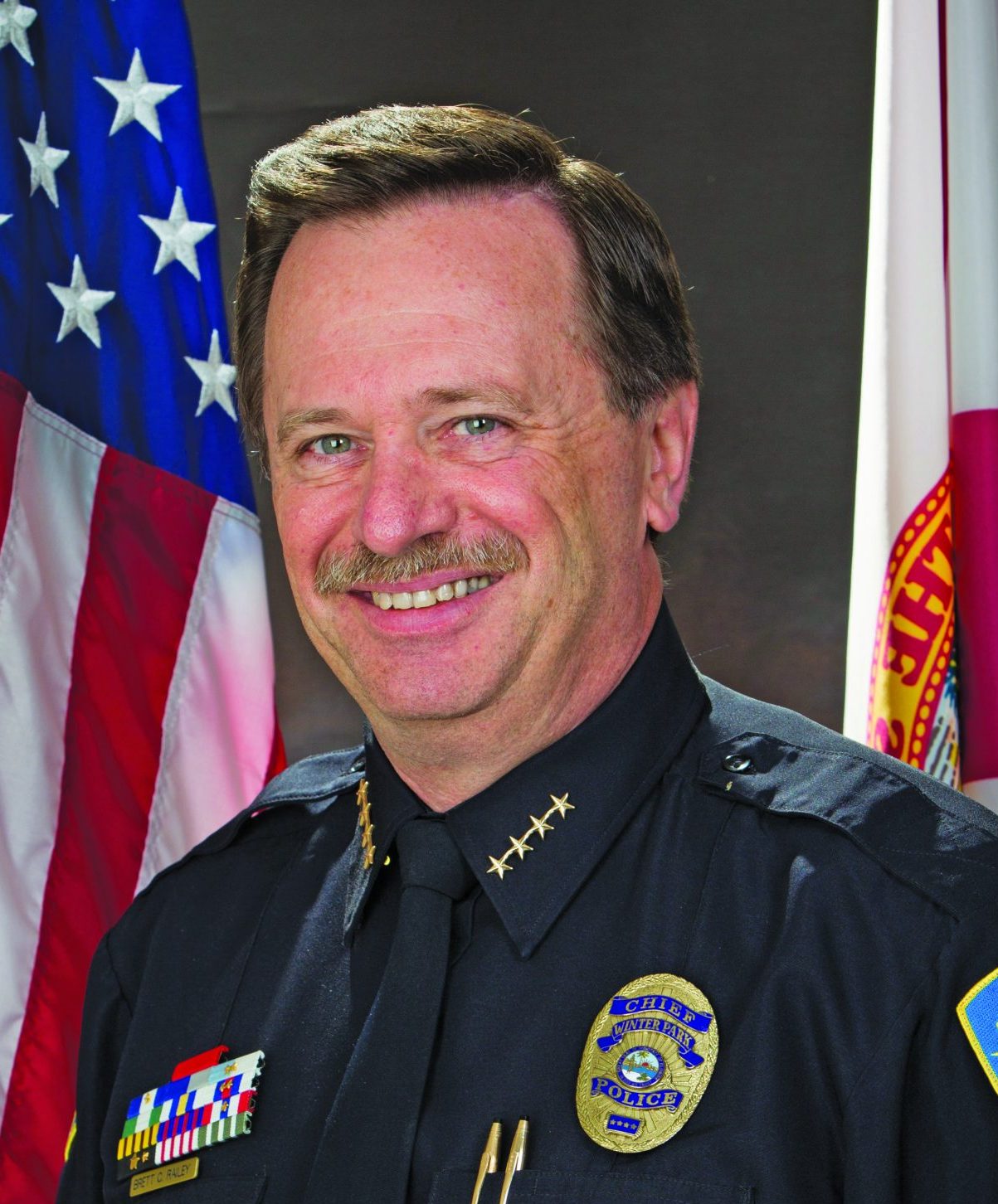 Headshot of fourth respondent: Brett Railey, Chief of Police (Ret.), City of Winter Park, Florida