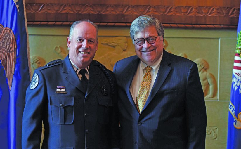 IACP President Steven R. Casstevens had the opportunity to sit down with United States Attorney General William P. Barr